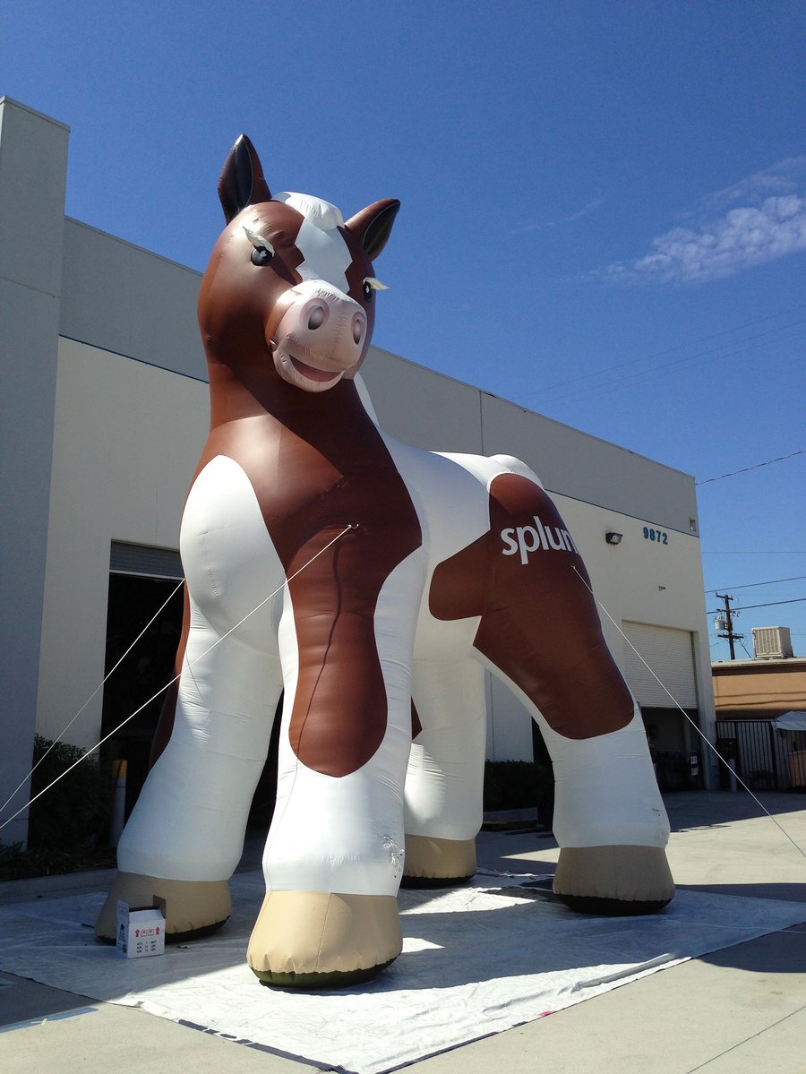 25' Inflatable Horse Mascot Inflatable Products Inflatable Animals